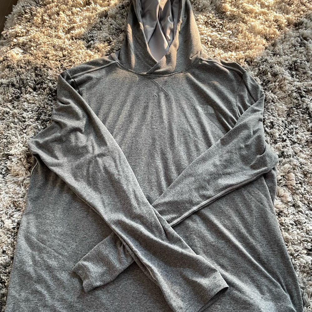 The North Face hooded long sleeve. Size L